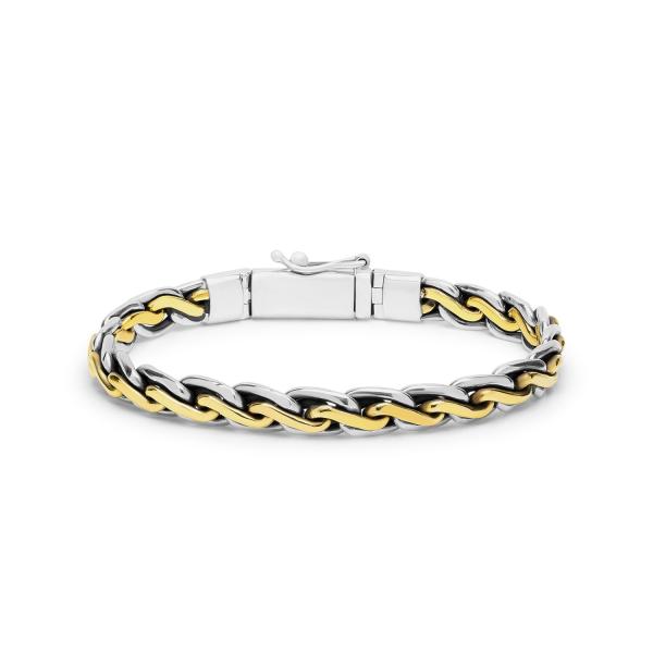 148SBR bracelet silver brass BREEZE Collection