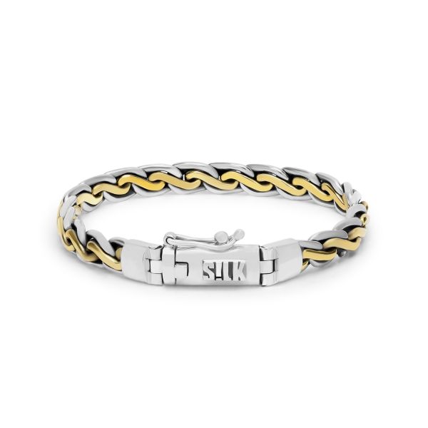 148SBR bracelet silver brass