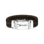 641BBR bracelet leather silver ALPHA ALPHA Collection