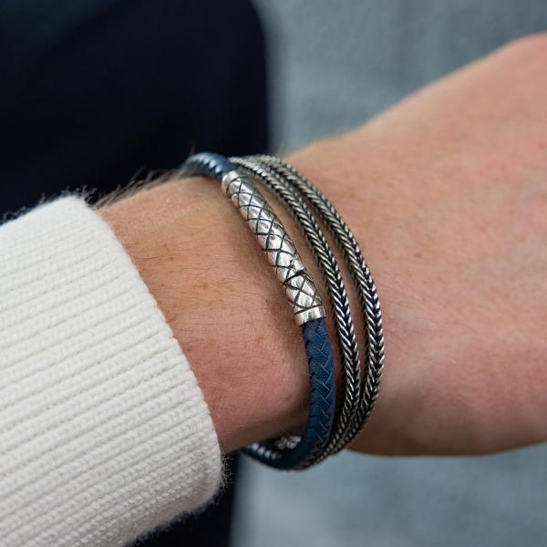 773 bracelet silver Male ALPHA Collection