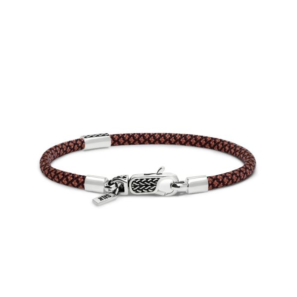 785TE3 bracelet silver & paracord ALPHA Collection