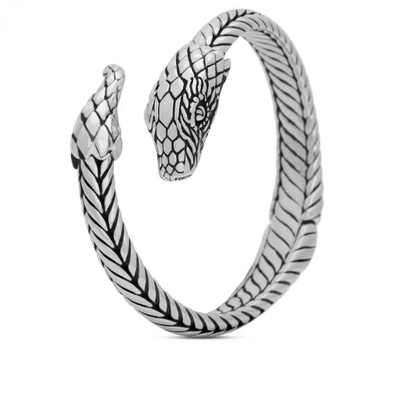 S22 Snake Bracelet Silver SXM - Fierce Collection