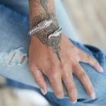 S22 Snake Bracelet Silver Female SXM - Fierce Collection