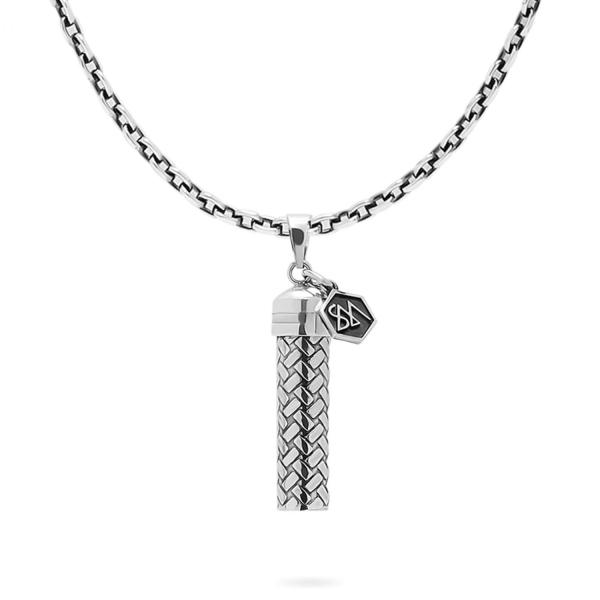 X080 necklace & pendant silver SXM - Essentials Collection