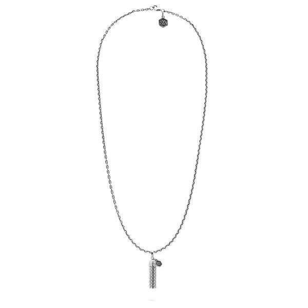 X080 necklace & pendant silver SXM - Essentials Collection