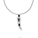 X203 necklace & pendant silver SXM - Edged Collection