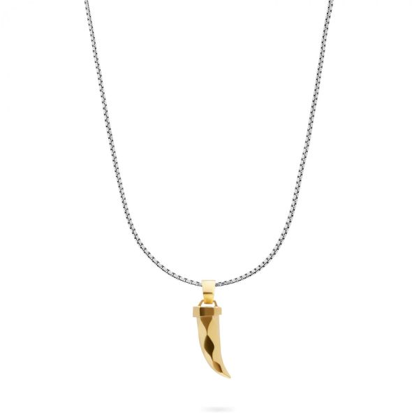 X203SGP necklace & pendant silver - goldplated